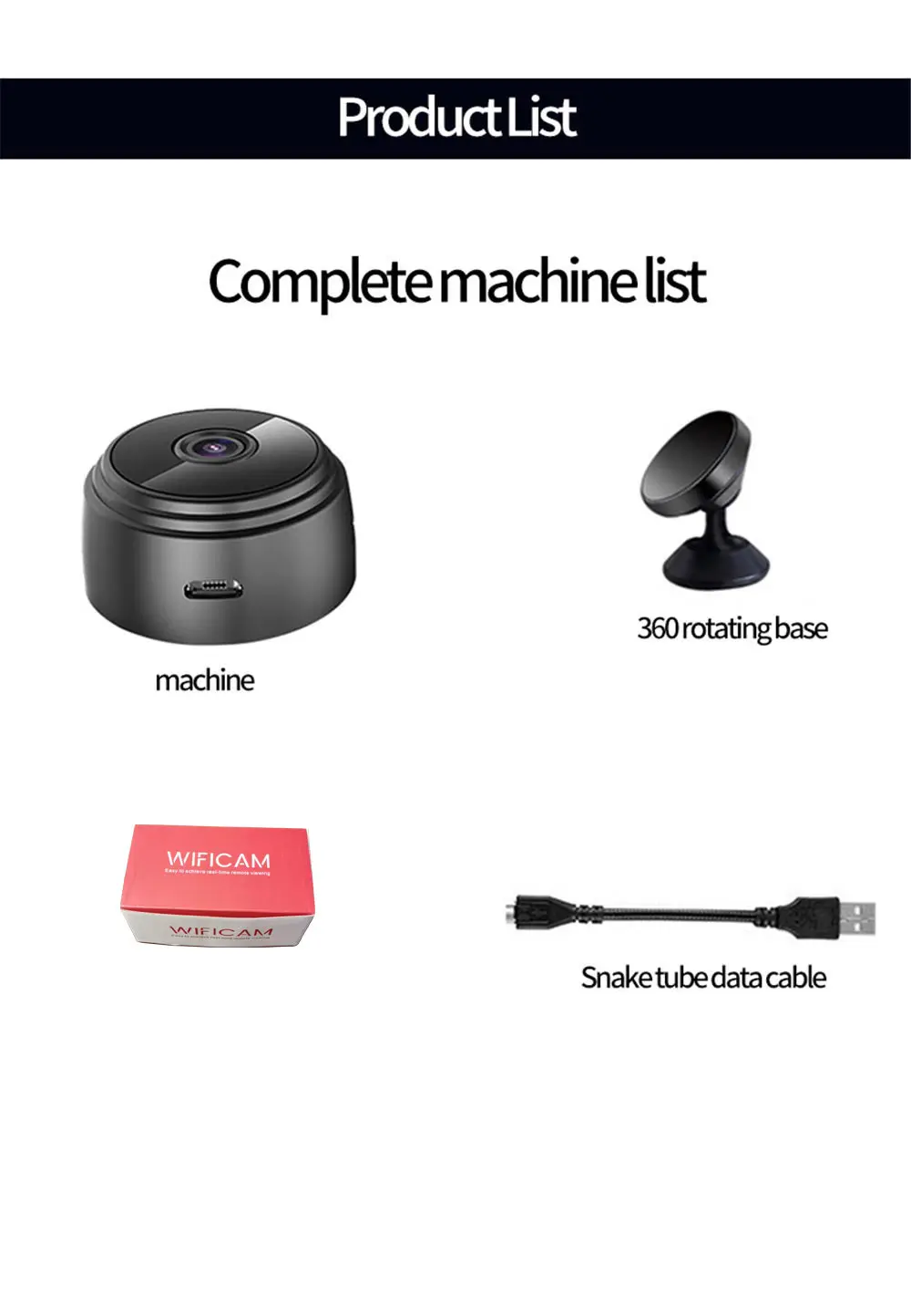 Câmera de Vigilância Câmera de Vídeo sem Fio a Bateria Monitor de Bebê Câmeras em Tempo Mini Wifi Câmera Wificam Interior Externo Tuya Smart Home Visão Noturna Segurança Wificâmera Wi-fi Cctv Magnético hd Real 1080p ip - Image 5