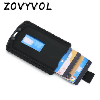 

ZOVYVOL New Draw Out Card Holder RFID Anti-theft PU Leather 2020 Slim Thin Card Wallet Black Brown Unisex High Quality Card Cove