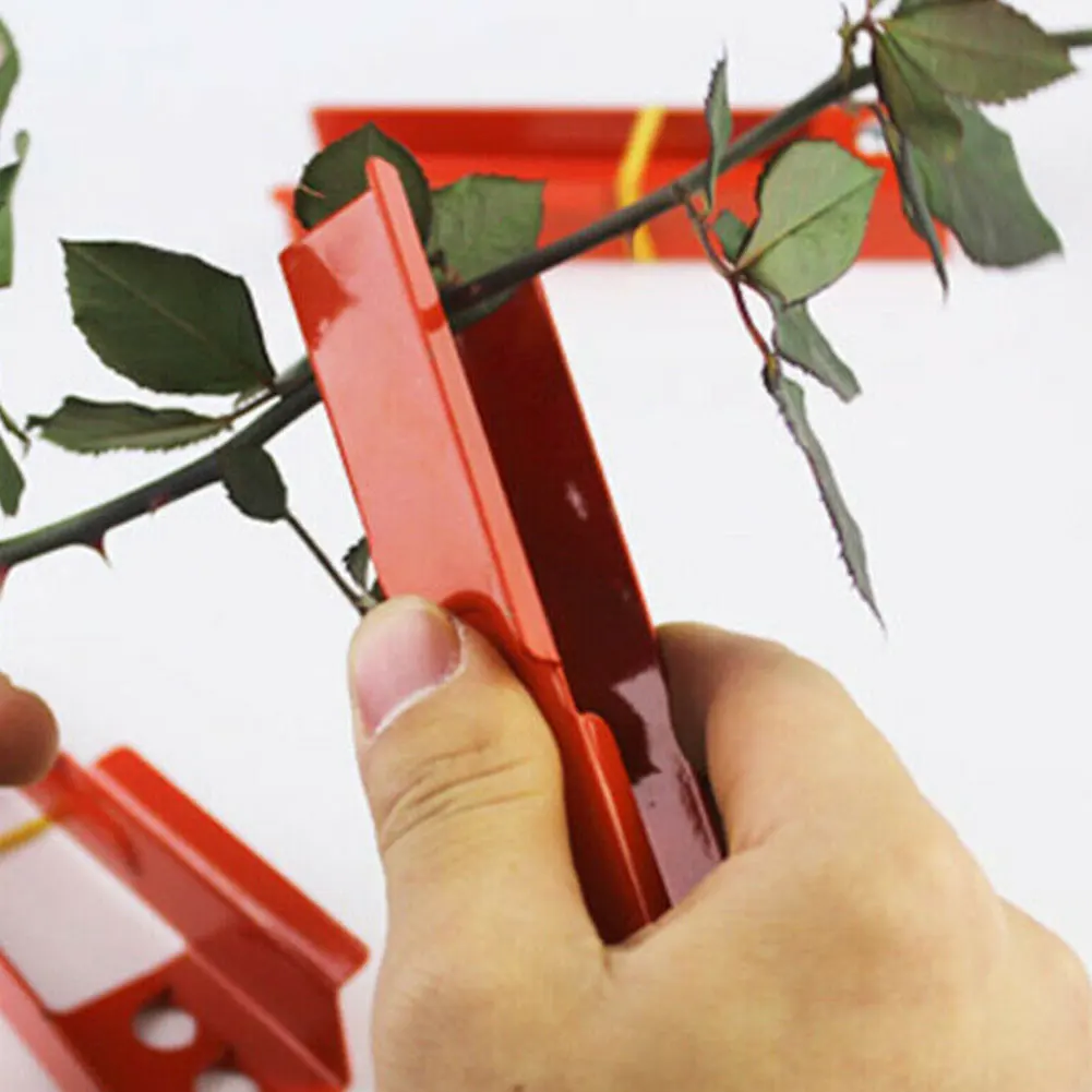 DIY для флориста инструмент для резьбы по дереву дома Роза шип удаления листьев зачистки стволов полезный Портативный Сад Цветок заусенцы плоскогубцы Металл