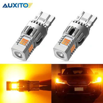 

2pcs Canbus T20 7443 SRCK W21/5W WY21W LED Bulbs For Lada Granta Vesta Kalina Accessories Front Dimension Light Amber Yellow