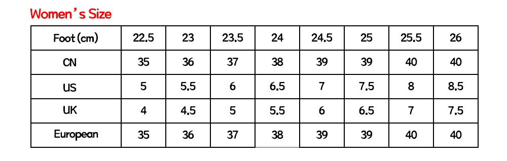 Women's Sock Size