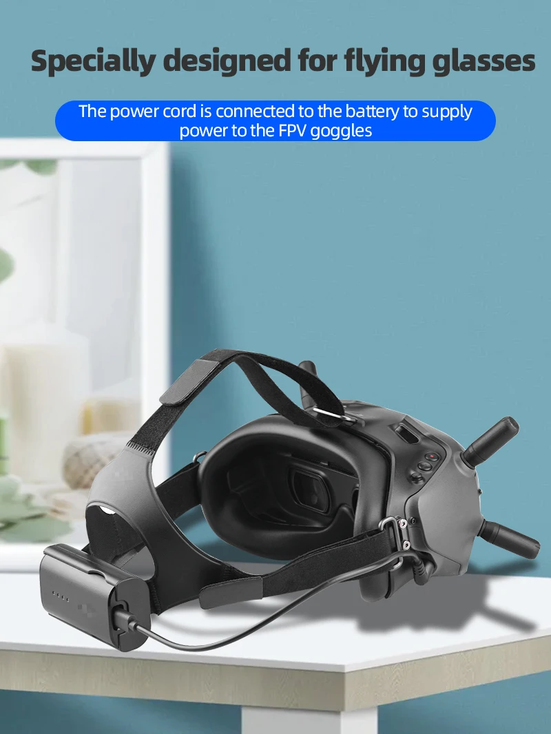 Description Picture 5 of item30CM 130CM Battery Connection Line for DJI FPV Avata Goggles V2 Charging Line Power Flying Goggles Cable Drone Accessories