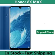 Original Honor 8X Max 4G LTE Mobile Phone Snapdragon 660 Android 8.1 7.12" 2240x1080 Full Screen Fingerprint Dual Sim 5000mAh
