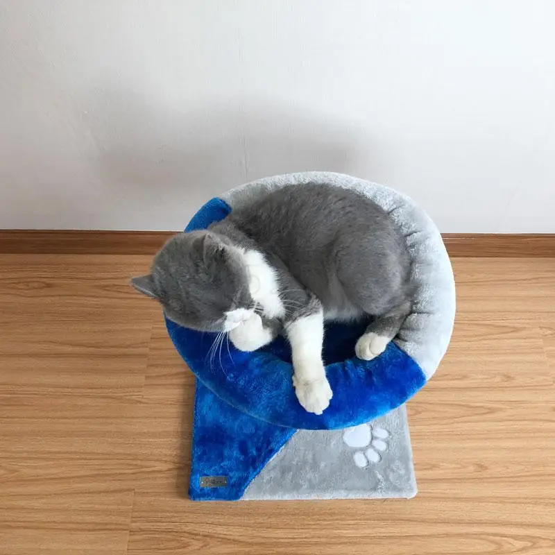 Четыре сезона увеличенный кошачий помет маленький кот альпинистская рамка сизаль-кошка скретч доска дерево дом жир кошка игрушки - Цвет: Model4