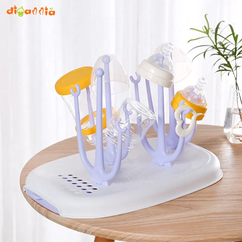 

New Style Baby Bottle Drying Rack Maternal And Child Supplies Multi-functional Draining Shelf Household Feeding Bottle Holder Ai