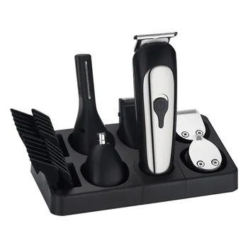 

1 Set Multi-function Electric Hair Clipper Hair Cutter for Barber (Silver)