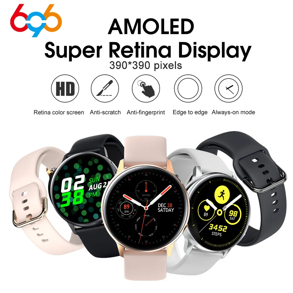 696 SG2 Full Touch Amoled 390*390 HD экран Смарт часы для мужчин Беспроводная зарядка IP68