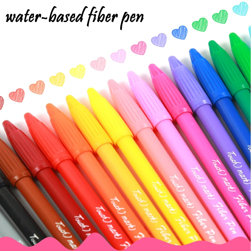 35 colors Fibre Tip Marker Sign Pen Fineliner 0.5mm Line Width For Painting Drawing Brush Art Supplied Fit Students Adults | Канцтовары