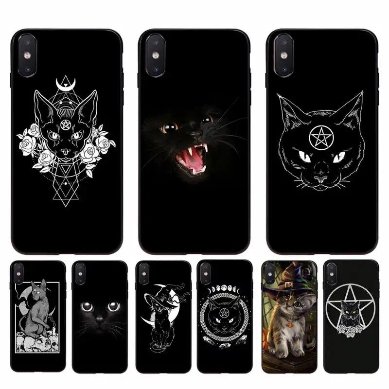 Чехол для телефона Babaite Witch and cat iPhone 11 pro XS MAX 8 7 6 6S Plus X 5 5S SE XR SE2020|Бамперы| |