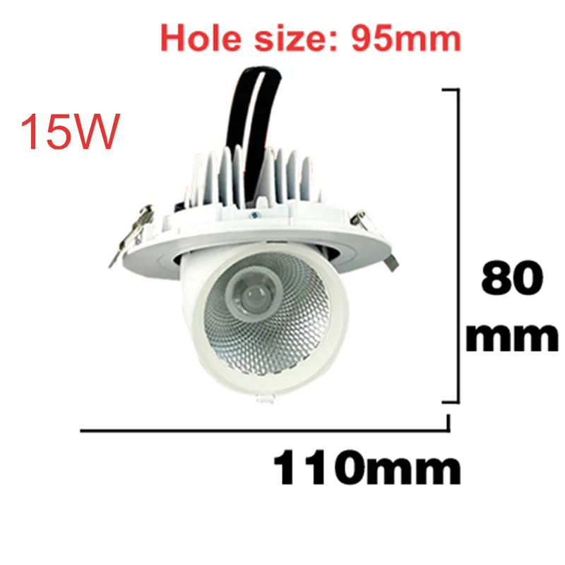 10W Trunk LED Downlight 95mm