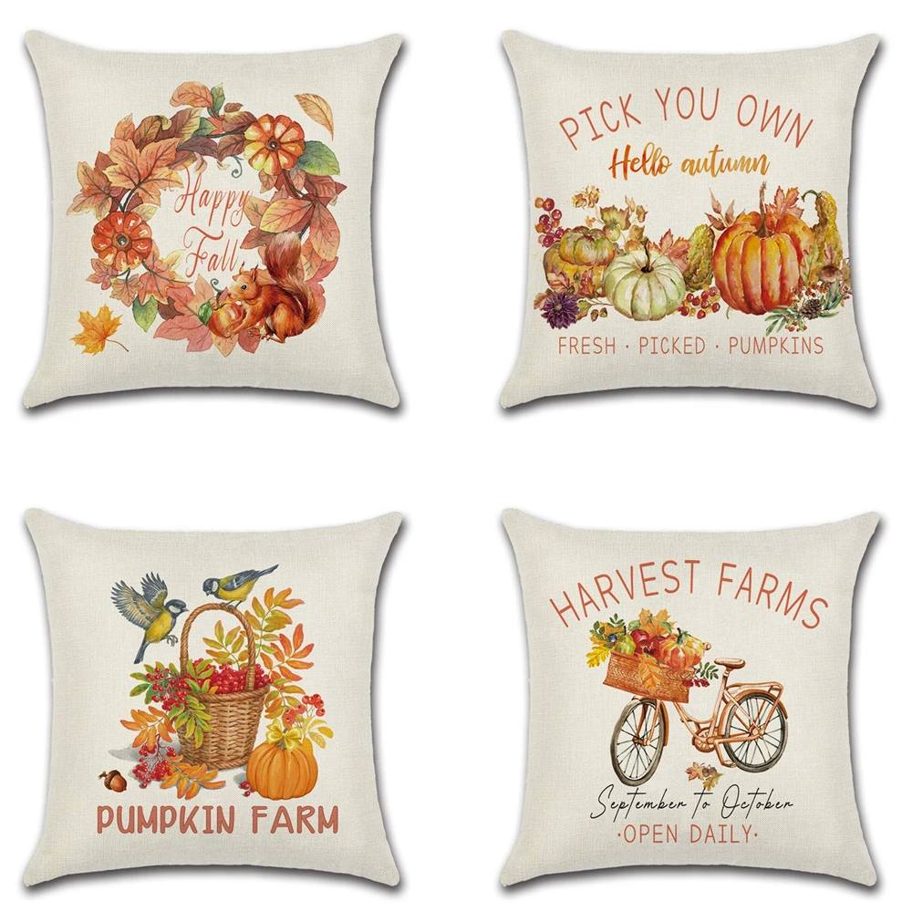Thanksgiving Pillow Covers 20x20 Thanksgiving Pillow Covers 18x18