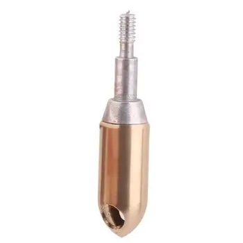 

Outdoor Tool Copper Color Hunting Arrow Signal Arrow Alloy Strong 8-32 Bow String Fittings Whistling Arrow Hunter