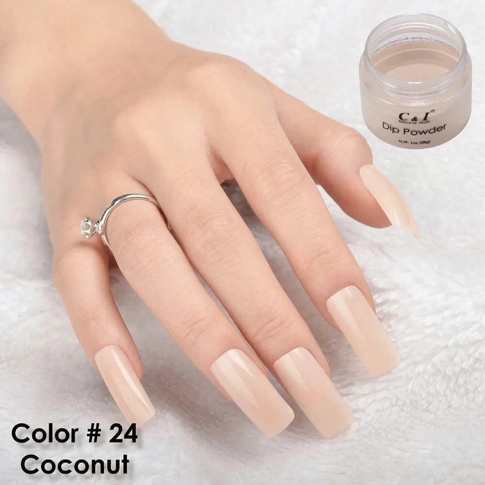 C&I Dip Powder Color # 24 Coconut 3