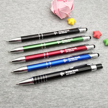 

Personalized Christmas souvenir Stylus touch Pencil Custom with your text 3-12 letters is nice looking & show on the pen body