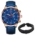 Fashion Mens Sports Watches Man Business Quartz Wristwatch Luxury Black Leather Bracelet Men Casual Luminous Clock Watch 14