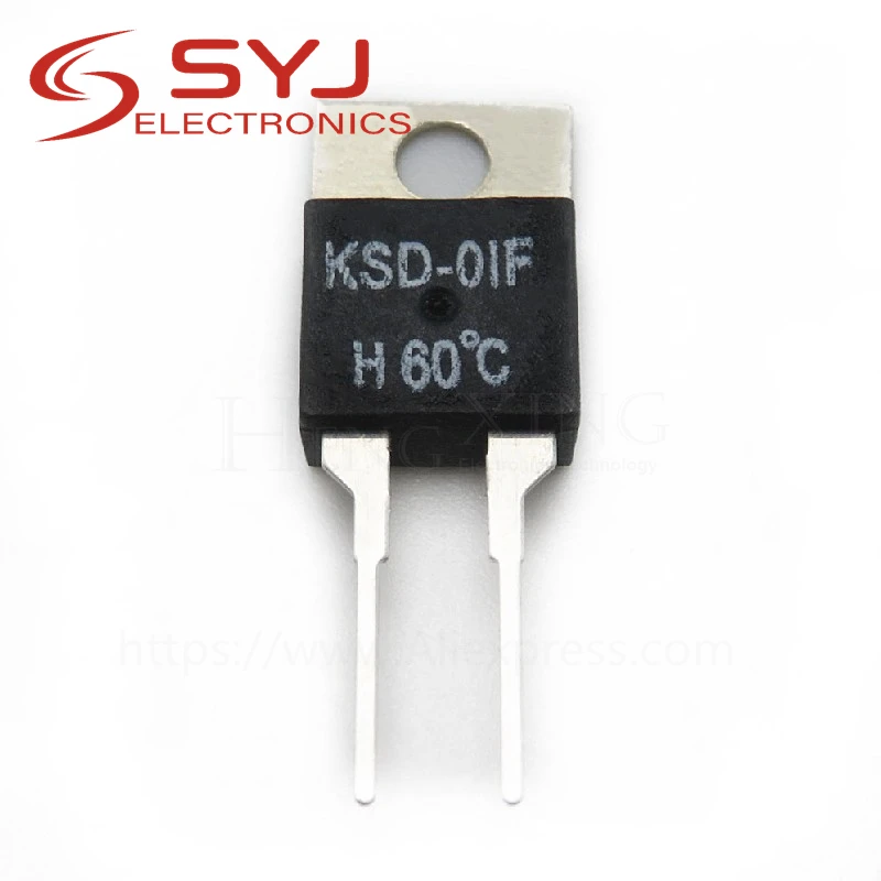 10 шт./лот KSD-01F 40 45 50 55 60 65 70 80 85 градусов нормально закрытый термостат переключатель