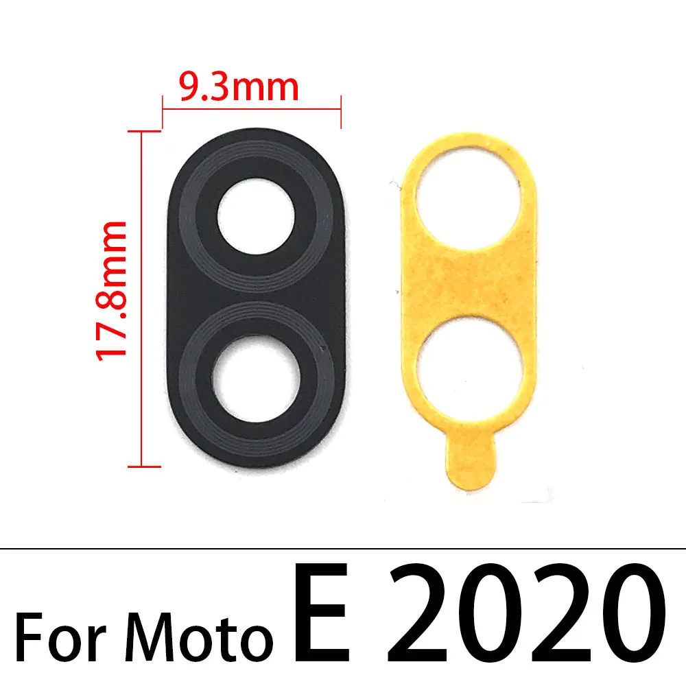 Rear Back Camera Glass Lens For Moto E 2020 E7 E5 Plus One Hyper One Fusion G 5G Play G10 G20 G30 G Stylus Camera Glass Lens photo frame phone Housings & Frames