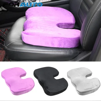 

FORAUTO Car Seat Cushion Memory Foam Seat Cushion Lumbar Pain Relief Pad U Shaped Car Accessories For Automobile Office Chairs