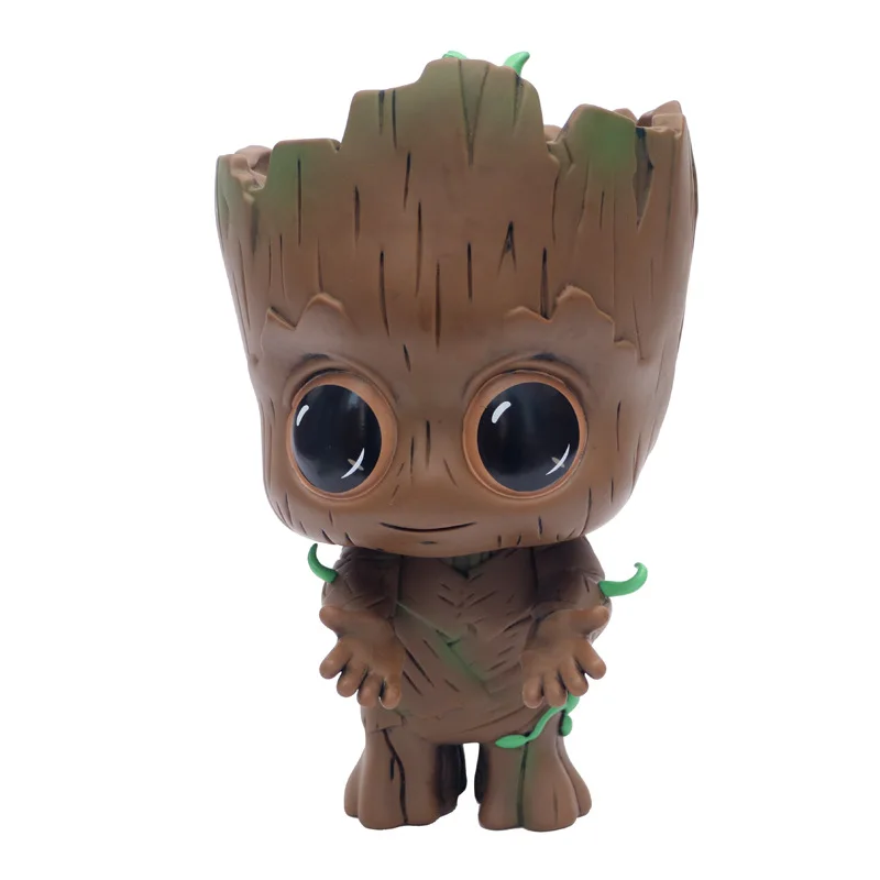 Wansheng Аниме Galaxy Guard Groot Garage Kit Groot Big Eyes Sprouting Shuren Garage Kit качающаяся голова орнамент