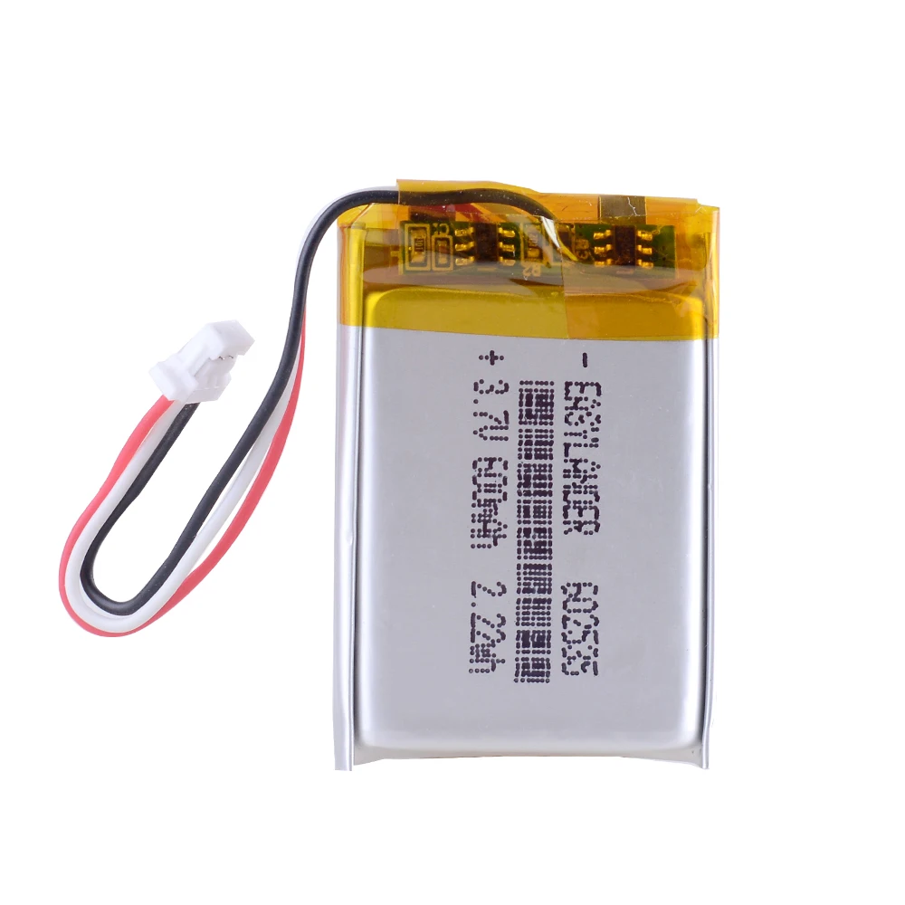 Polymer Lithium Battery 3 7 V 600 1 0 3p 602535 Replace For Yi Dash Cam