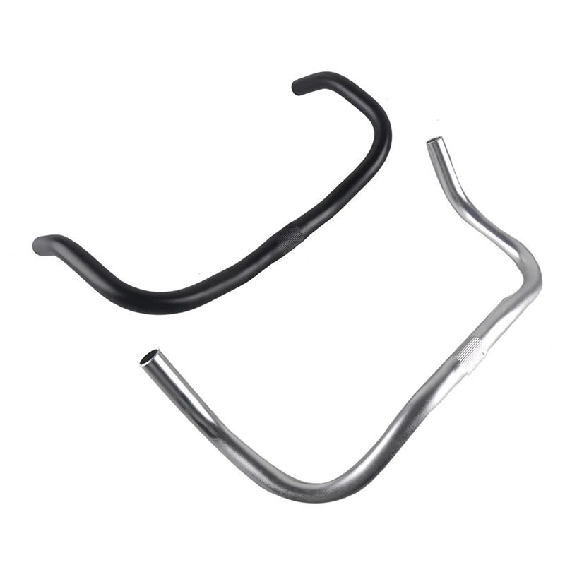 

Outdoor MTB Rode Bike Bicycle Handlebar Aluminum Alloy Bullhorn Clamp Fixie Fixed Gear Handlebar Bar 2 Color Cycling parts