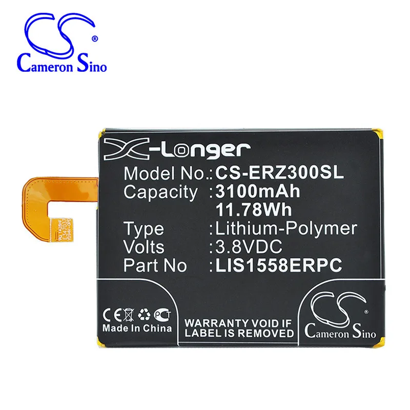 Cameronsino Per Sony Ericsson Xperia Z3 D6616 D6633 D6653 L55T L55U M55W Pegasus So-01G Lis1558Erpc Batteria