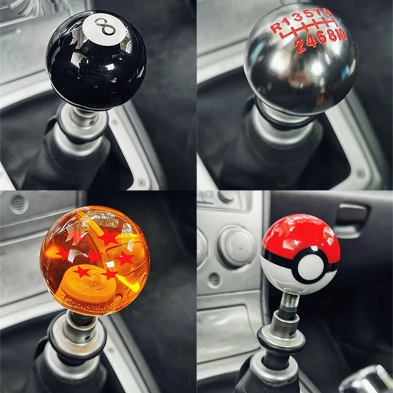 Diameter 54mm Universal Racing Poke Ball Gear Shift Handle Pokemon