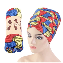 New Women's Long Scarf African Printed Muslim Hijab Head Scarves Extra Long Tail Head Wrapped Turban Headscarf 170*80cm New
