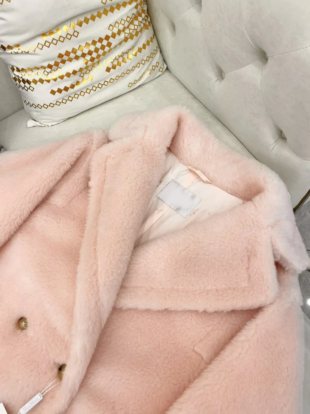 Teddy Bear Coat Fur Coat Teddy Alpaca Profile Wool Female Same paragraph Correct Version Real Fur Coat Outwear