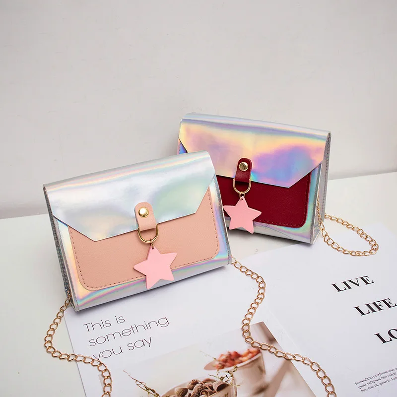 

2020 new Small bag new laser Pu women bag phone bag women bag shoulder slant cross bag manufacturer direct wholesale price