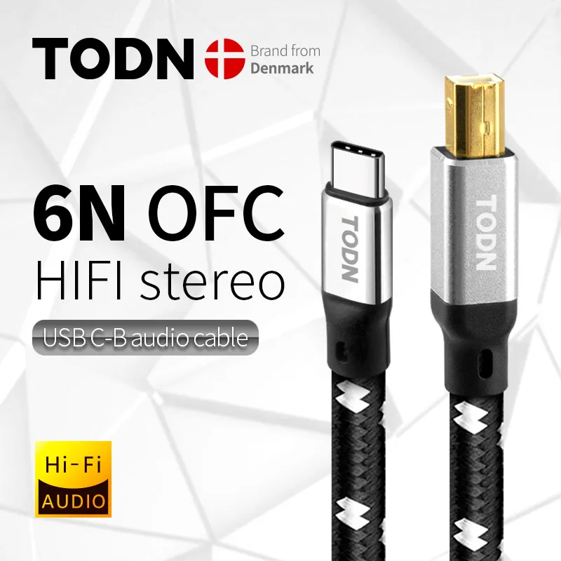 YYTCG Cavo USB Hifi DAC AB AB AB AB Audio Digale Placcatura In - Foto 6