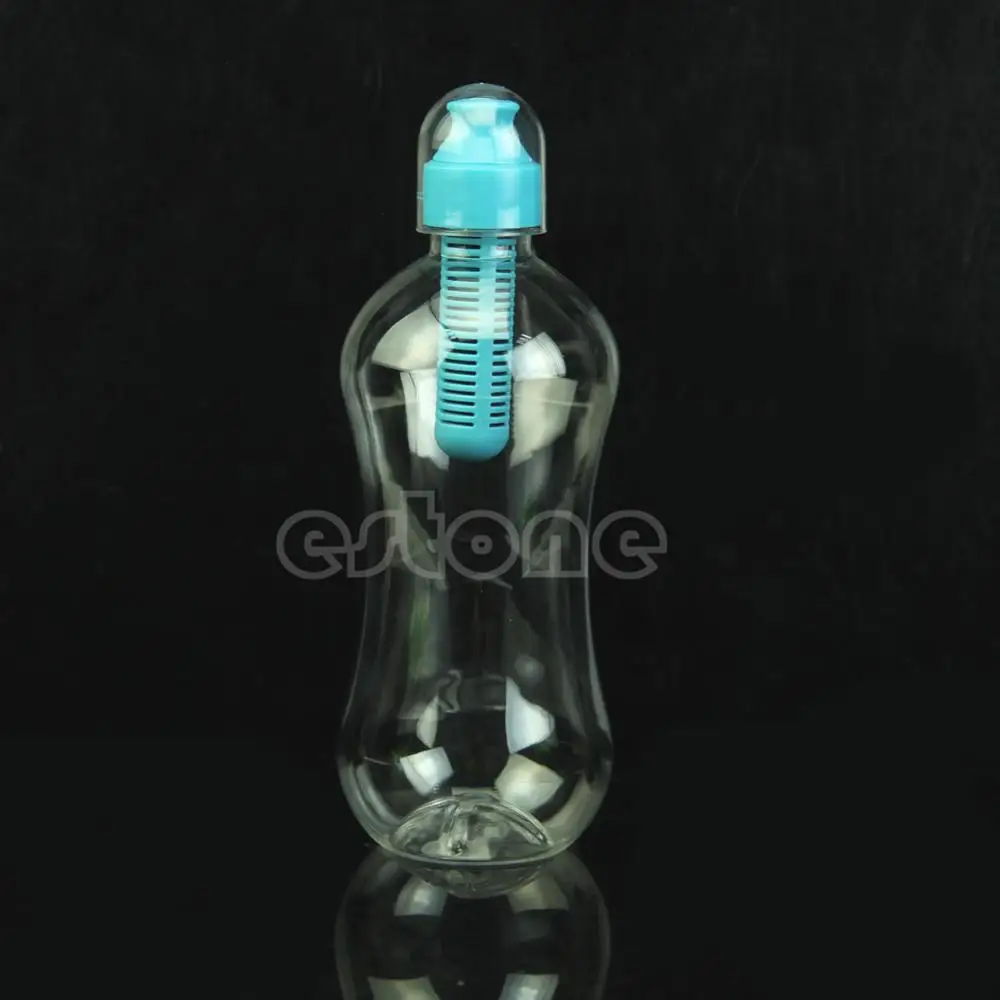 

Portable 550ML Water Hydration Filter Bottle Outdoor Hiking Gym Drinking