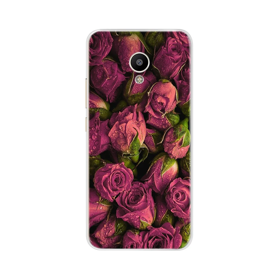 cases for meizu For Meizu M5 Case For Meizu M5 Cover Case Silicone TPU Soft Flowers Patterned Back Cover for Meizu M5 M 5 Mini Phone Case 5.2" best meizu phone case design Cases For Meizu