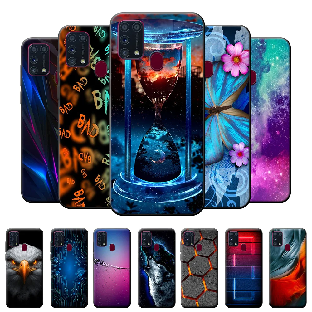Чехол для Samsung M31 ТПУ чехол Galaxy M315F силиконовый мягкий телефона M 31 Fundas Fox 6 4 |