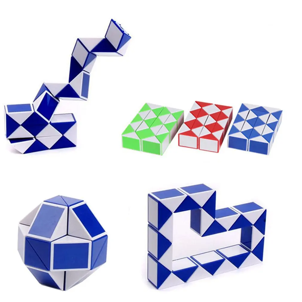 

24 Wedges Magic Ruler Mini Magic Twist Puzzle Cube Game Twisty Toy Educational Cube Toy Gift for Children Adult Magic Ruler Cube