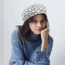 Меховая шапка для женщин, Шерстяная Смесь, берет, простые цвета, для девушек, женщин, s, девочек, Sombrero Mujer, зимние шапки для женщин, Chapeau Femme