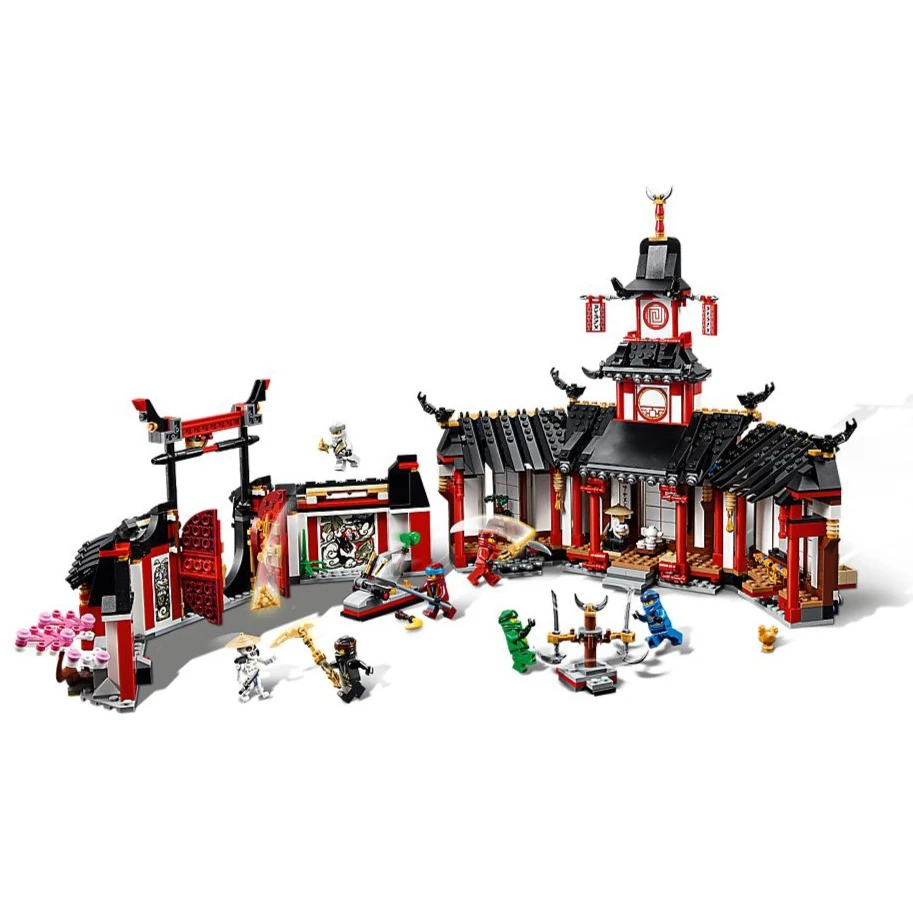 

New Hot Ninjagoe Monastery of Spinjitzu Building Blocks Model Kit Bricks Compatible With legoings Ninja 70670 Toys Gift For KIDS