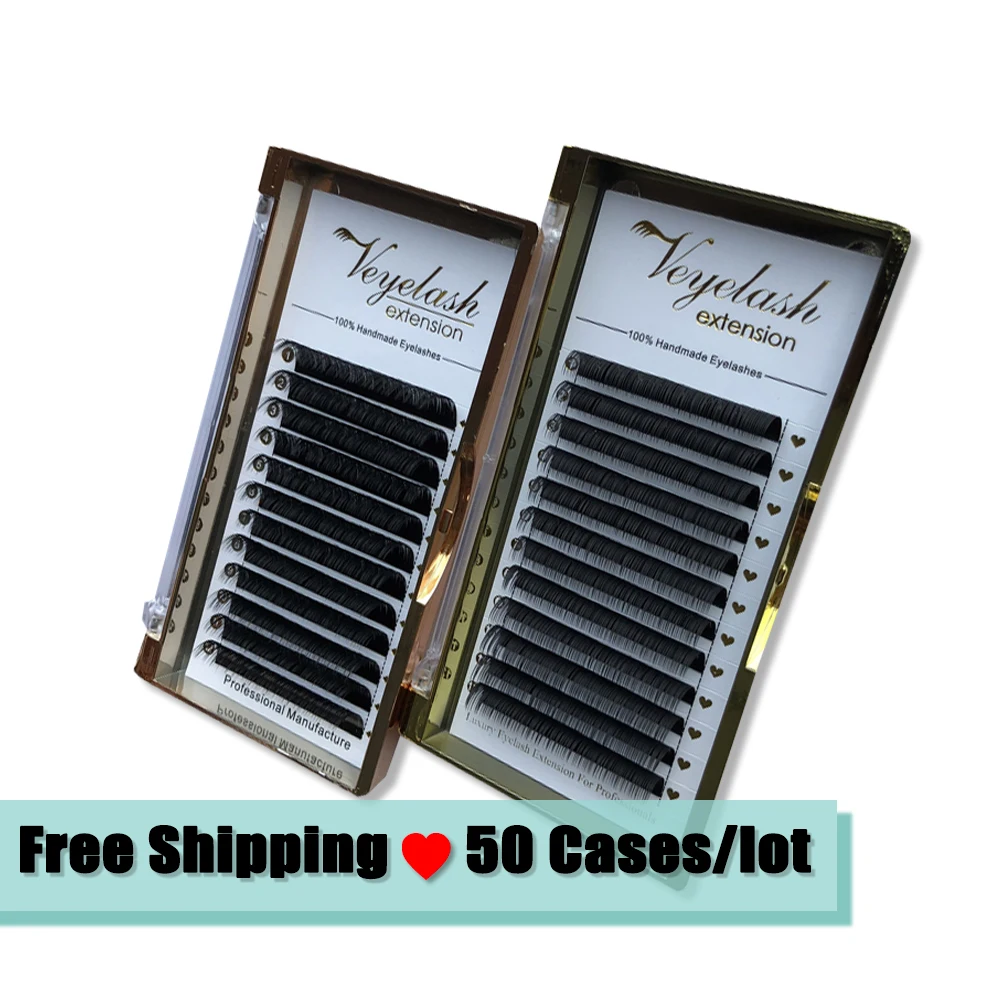 

Veyelash 50 cases/lot Free Shipping Individual Eyelash Extension Mink Eyelashes Maquillaje Cilios Magnetic Eyelash Pivate Labels