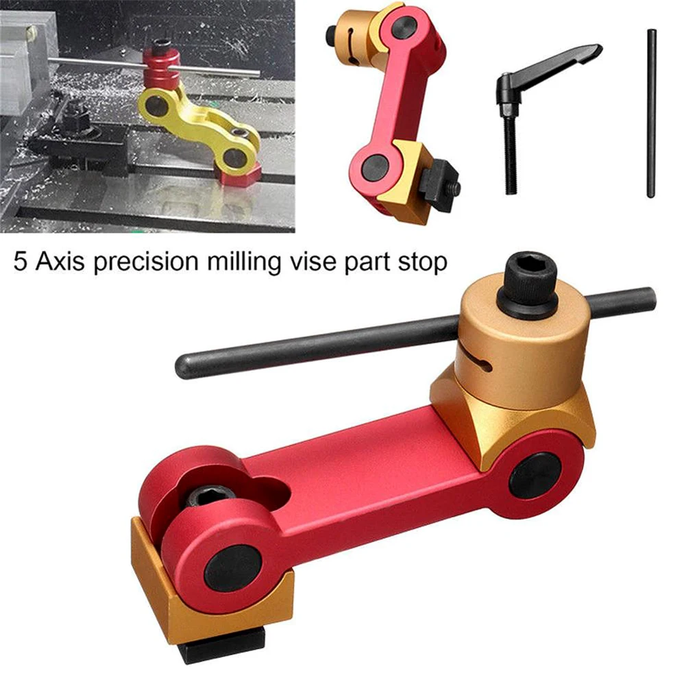 

New Adjustable Aluminum Alloy CNC Mill Machines Work Stop Locator Tool Part Workpiece