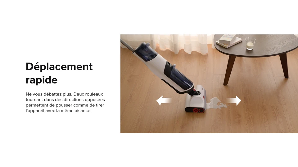 Roborock Dyad Aspirateur Sec Et Humide à Double Brosse, Nettoyeur De ... -Électromaison Innovante H036d38e0c10a4cae8f225dc9183cbc3bv