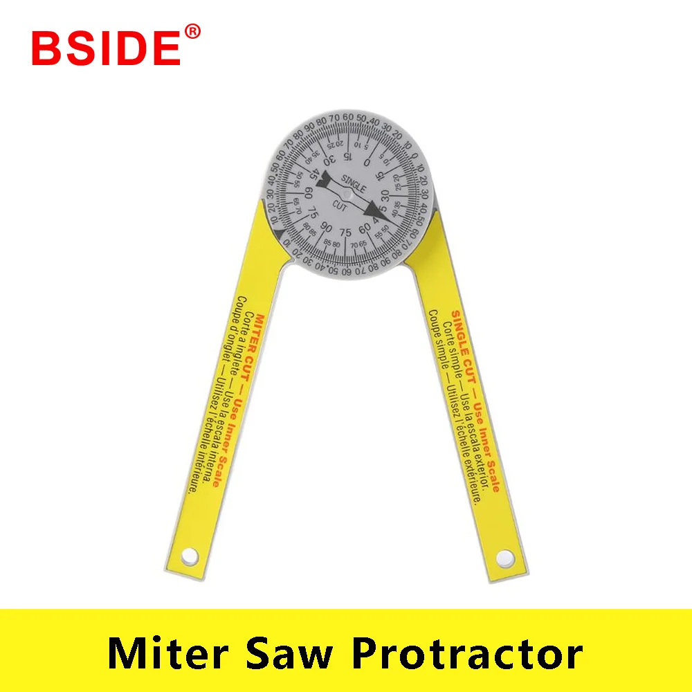 

505p-7 Calibration Miter Saw Protractor Finder Angle Finder Miter Gauge Goniometer Angle Finder Arm Measuring Ruler
