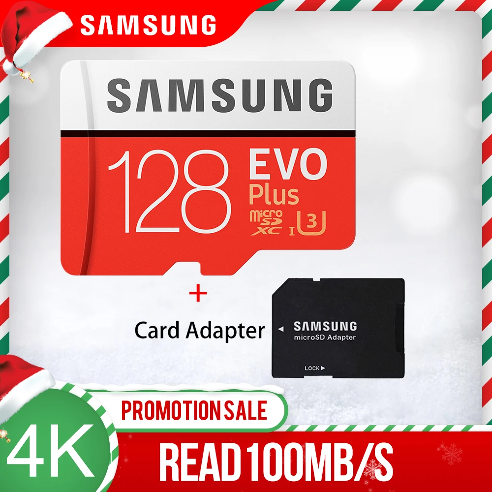 SAMSUNG Memory Card micro sd 32GB 64GB 128GB 256GB 512GB EVO Plus Class10 Waterproof TF Memoria Sim Card For smart phones