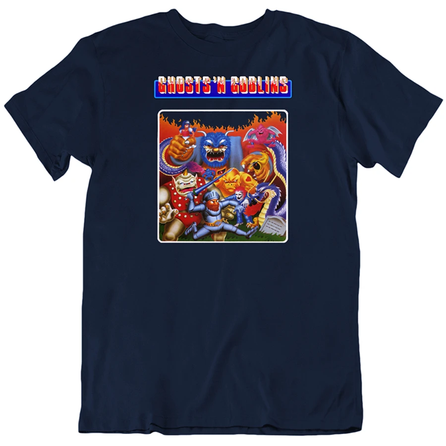 Ghosts N Goblins Nes топы для видеоигр футболка Мужская много цветов подарок новые от США