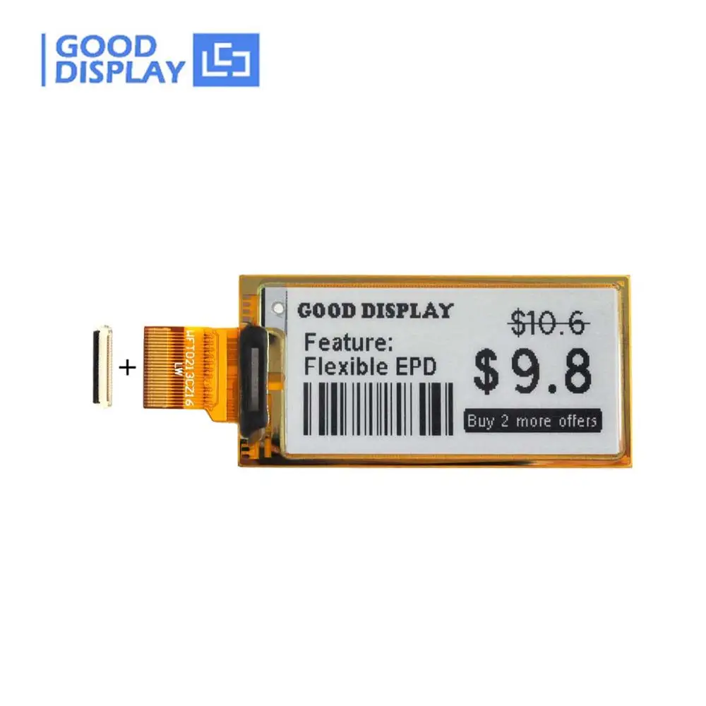 

2.13inch e-paper display flexible partial refresh eink display