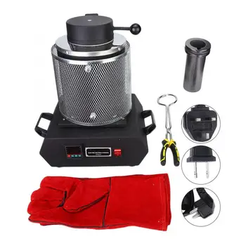 

Professional 2kg Electric Melting Furnace Heat Resistant Gold Silver Metal Smelter Jewelry Processing Tool Great Jewellery Tools