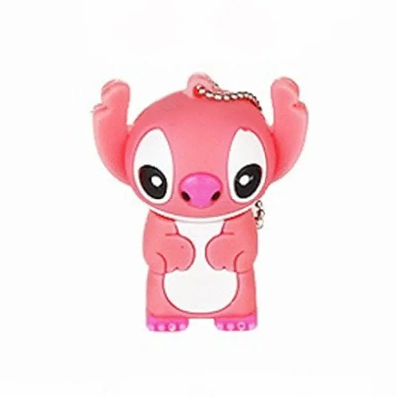 USB флэш-накопитель 128 ГБ милый мультфильм животных USB 2,0 4 ГБ 8 ГБ флеш-накопитель 16 ГБ 32 ГБ 64 Гб креативный Флешка usb memory stick Stitch