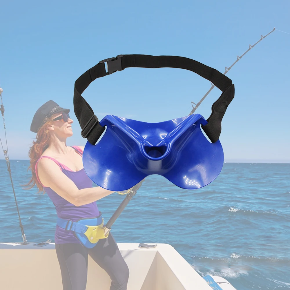 

Boat Sea Fishing Waist Rod Holder EVA Padded Fighting Belt Support Stand Up Gimbal Adjustable Strap Adjust Fishing Stand