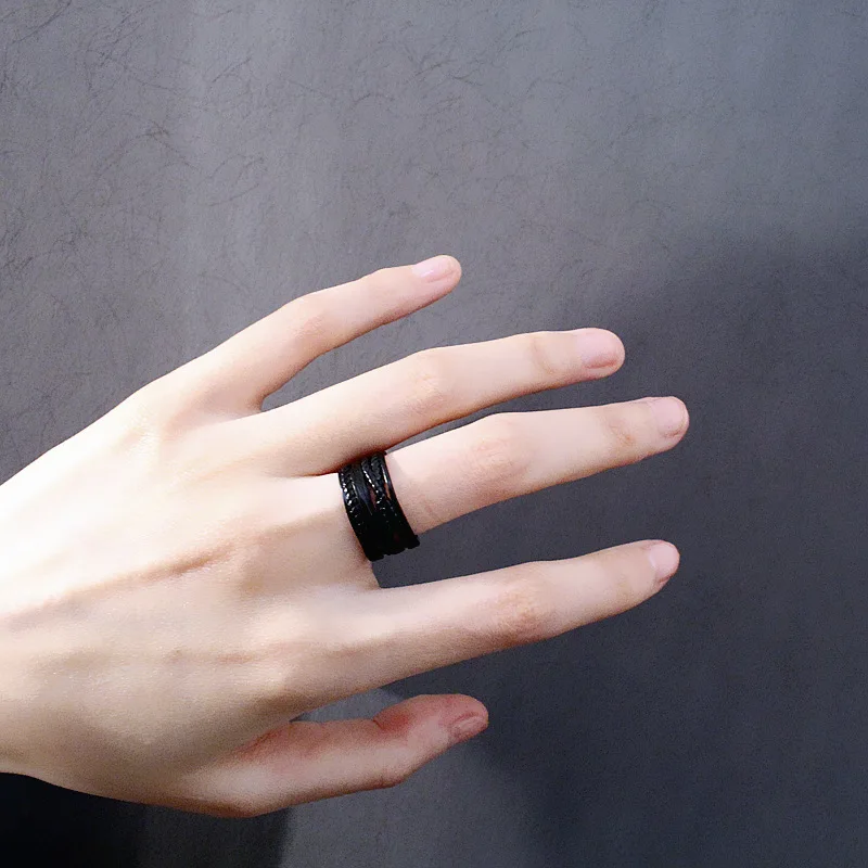 Винтажный, готический, в стиле панк мужские Открытые Кольца для женщин модные мужские Регулируемый свободный размер палец кольцо ювелирные изделия аксессуары Anillo Hombre