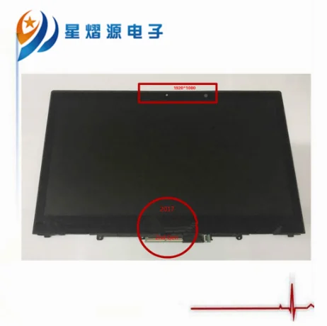 14," Full-HD сенсорный ЖК-экран дигитайзер сборка ободок для lenovo ThinkPad X1 Yoga 2nd GEN B140HAN03.6 30pin