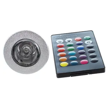 

New GU10 3W 16 Color RGB LED Light Bulb Lamp + IR Remote Control